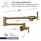 Anzzi Braccia Series 24" Wall Mounted Pot Filler in Champagne Bronze KF-AZ258CB - alternate 7