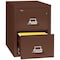 Fireking 2 Drawer, 1 Hr Fire & Impact Rated, Vertical, 31" depth Legal Brown 2-2131-CBR - alternate 3
