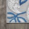 Jonathan Y Julien Paisley High-Low Blue/Light Gray 2 ft. x 8 ft. Indoor/Outdoor Runner Rug AMC102C-28 - alternate 4