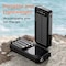 Alpha Digital Power Bank- 10,000mAh, Solar, 4 Cables, Wireless Charging - Black ZL809-BK - alternate 5