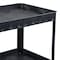 Luxor Utility Cart, (2) Shelf, Heavy Duty, High Density Polyethylene, 500 lb Load Capacity, 2 Shelves XLC11-B - alternate 11