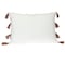 Homeroots 14" X 20" Beige and Brown Southwestern Cotton Throw Pillow With Tassels 529231 - alternate 3