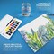 Daler-Rowney Aquafine Watercolor Paint Half Pan Travel Set, Assorted Colors, 24-Piece Set D131900102 - alternate 9