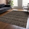 Homeroots 5' X 8' Chocolate And Brown Southwestern Washable Indoor Outdoor Area Rug 587525 - alternate 5