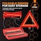Xpose Safety 9 Sets Warning Triangle DOT Approved 3PK, Reflective Warning Road Safety Triangle Kit, 9PK WTR-3-9-X - alternate 5