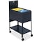 Safco Mobile Tub File, w/Lock, Letter, Black 5362BL - alternate 1