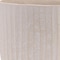 Homeroots 8" Beige Recycled Paper Textured Lines Urn Table Vase 632610 - alternate 2