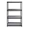 Iron Horse 2300 Riveted Steel Wire Deck Shelving 4-Shelf Unit, 18" D x 36" W x 60" H, Black 22129 - alternate 7