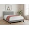 Homeroots Gray Queen Tufted Upholstered Bed Frame 333285 - alternate 2
