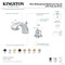 Kingston Brass Mini-Widespread Bathroom Faucet with Pop-Up Drain, Polished Nickel KB956PXPN - alternate 5