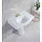 Kingston Brass 35" Ceramic Pedestal Sink, 4-Inch, 3-Hole, Glossy White VPB3534 - alternate 5