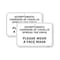 Signmission Asymptomatic Carriers Of Spread The Virus Please Wear F, 18'' X 24'', Heavy Gauge Aluminum, 2PK A-1824-2PACK-25457 - alternate 1