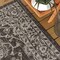 Jonathan Y Palazzo Vine and Border Textured Weave Black/Gray 2 ft. x 8 ft. Indoor/Outdoor Runner Rug SMB103C-28 - alternate 6