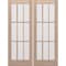 Doornmore G109, 74.5" x 98" ( 2x36" Door) Left Hand, Mahogany SDL 9 Lite Exterior Door G109-SW-3696_2_LI - alternate 7