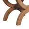 Homeroots 22in Beige and Brown Linen and Solid Wood Upholstered Bench 723436 - alternate 5
