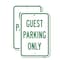 Signmission Guest Parking Only, 18'' X 24'' 2 Signs, Heavy Gauge Aluminum, 2PK A-1824-2PACK-25185 - alternate 1