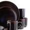 Elama Midnight Beach 16 Piece Dinnerware Set in Metallic Black EL-MIDNIGHTBEACH - alternate 4