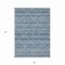 Homeroots 3' X 5' Denim Blue And Teal Blue Geometric Washable Indoor Outdoor Area Rug 610684 - alternate 3