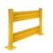 Mytee Products 4 inx4 inx42 in Bolt-On Steel Rigid Post & 6 ftx15 in 3-Rib Guard Rails Warehouse GR3RP-4206-KIT - alternate 1
