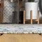 Jonathan Y Charleston Vintage Filigree Textured Weave Gray/Navy 4 ft. x 6 ft. Indoor/Outdoor Area Rug SMB106C-4 - alternate 3