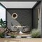 Apollo Tile Amalfi 9x8 in. Black with Amber Pearl flecks Glossy Shell, Terrazzo Hexagon Tile, 5PK APLAQT8803HXBLK - alternate 4