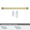 Amerock Overton 8-13/16 in 224 mm Center-to-Center Brushed Gold/Black Chrome Cabinet Pull BP36684BGLBCR - alternate 4