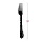 Smarty Had A Party Black Baroque Disposable Plastic Dinner Forks, 480PK 8310-B-CASE - alternate 6