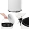Happimess Theo Retro 8-Gallon Step Trash Can with Soft-Close Lid and FREE Mini Trash Can, Cotton White HPM1018A - alternate 4