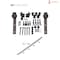 Sartodoors Sturdy Barn Door with Hardware, Planum 0020 Matte Black, Black 6.6FT Rail Hangers Heavy Set, Solid PLANUM0020BD-B-BLK-24 - alternate 4