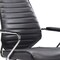 Homeroots Black and Silver Adjustable Height Swivel Rolling Office Chair 572165 - alternate 7