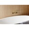 Kingston Brass Two-Handle Wall Mount Tub Faucet, Brushed Brass KS1027PKX - alternate 3