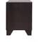 Homeroots 22" Espresso Two Drawers Solid Wood Nightstand 285542 - alternate 5
