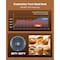 Vevor 3-Tier Commercial Food Warmer Display Pizza Cabinet 105L with LED Light NB-602D - alternate 4
