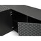 Homeroots 94in Dark Gray Wood Carved Geometric Sideboard With Four Doors 719398 - alternate 5