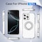 Alpha Digital iPhone 16 PRO Case w/ Magnetic Ring Stand- Full Protection, Soft Flex -360 shockproof IP16PR-CLEAR - alternate 5