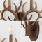 Jonathan Y Cody 13.25" 2-Light Southwestern Bohemian Resin/Iron Faux Antler LED Vanity Light, Brown Wood Finish JYL6308A - alternate 7