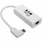 Tripp Lite USB C to Gigabit Adapter Converter USB 3.1 Right-Angle White 6in U436-06N-GBW-RA - alternate 1