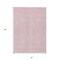 Homeroots 5' X 8' Pink And Silver Geometric Washable Indoor Outdoor Area Rug 594492 - alternate 2