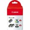 Canon Original Inkjet Ink Cartridge - Assorted, Cyan, Magenta, Yellow - Inkjet - Assorted, 3PK PGI-35CLI-36 - alternate 1