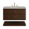 James Martin Vanities Allamari 36" Single Vanity, Sable w/ 3 CM Victorian Silver Silestone Top D640-V36-SBL-WVSL - alternate 1