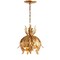 Jonathan Y Anne 12" Adjustable Metal LED Pendant, Gold JYL9509A - alternate 6