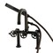 Kingston Brass 7" Center Deck-Mount Clawfoot Tub Faucet with Hand Shower, Oil Rubbed Bronze AE6005CG - alternate 1