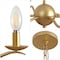 Jonathan Y Shana 35.5" 6-Light Grand Modern Transitional Adjustable Sculptural Wavy Arm Candle-Style Metal LED JYL9558B - alternate 5