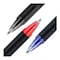 Uni-Ball Jetstream 101 Hybrid Gel Pen, Stick, Bold 1 mm, Black Ink, Black Barrel, 12PK 1768011 - alternate 9