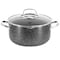 Korkmaz Galaksi Non Stick 9.5 Inch 5 Liter Casserole with Lid in Black A2951 - alternate 1