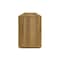 Homeroots 63in Oak And White Carved Geometric Wood Enclosed and Open Storage TV Stand 724163 - alternate 4
