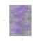 Homeroots 10' X 14' Purple Gray And Charcoal Abstract Washable Indoor Outdoor Area Rug 587175 - alternate 4
