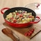 Crock Pot 5 Quart Enameled Cast Iron Multi-Use Everday Pan With Borosilicate Lid in Red 750123695M - alternate 5