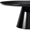 Homeroots 35" Black Wood Round Pedestal Coffee Table 568905 - alternate 6