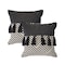 Homeroots Set of Two Black and White Chevron Cotton Throw Pillow With Tassels, 2PK 554601 - alternate 4